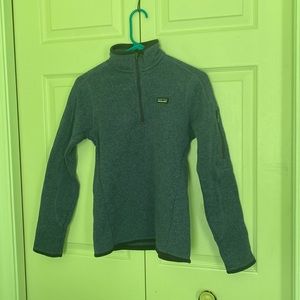 Purple Patagonia quarter zip